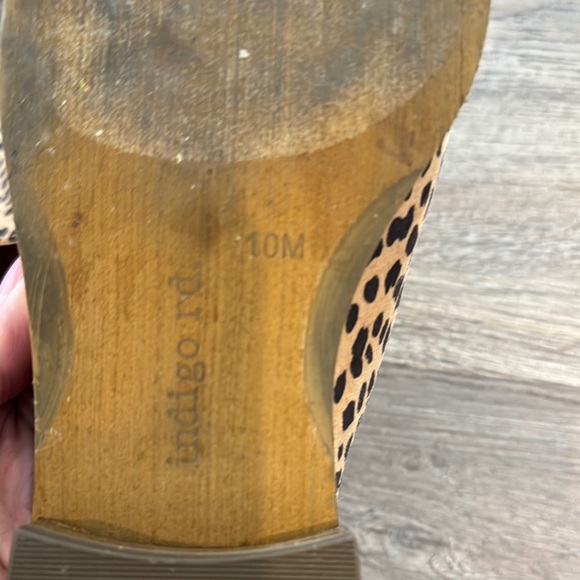 Indigo Brown and Black Mules with Loafer Style - Picture 5 of 5